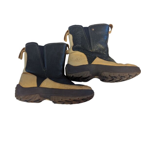 Ulu Tupik Shearling-Lined Pebbled Bison Leather Boots Brown Men's Size 10 - Picture 6 of 11